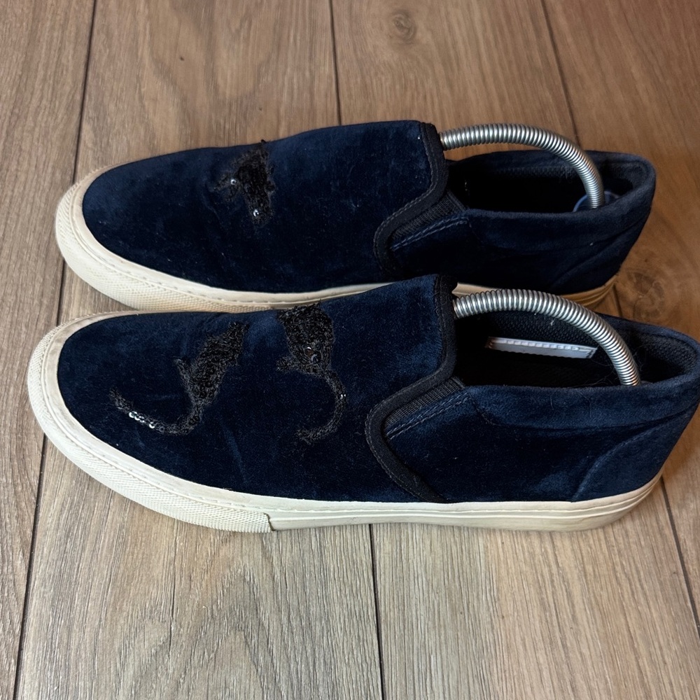 Marc Jacobs Velvet Embellished Slide on Sneakers